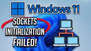 How to Fix Windows Sockets Initialization Failed Error in Windows 11