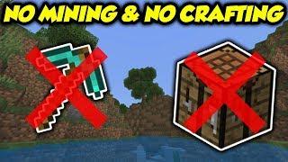 Tested: Can You Beat Minecraft Without Mining OR Crafting?