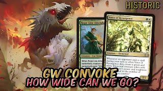 GW Convoke - Big Dino Convoke With Voice of Resurgence From EA3 | Historic BO3 Ranked | MTG Arena