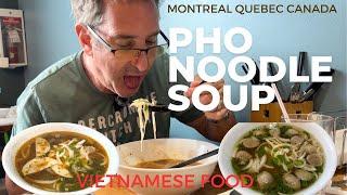 Vietnamese NOODLE SOUP at Miss Pho in MONTREAL QUEBEC CANADA