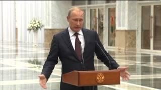 Путин: прекращение огня - это не наше дело