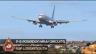 RAF PILOTS TRAINING CIRCUITS P-8 POSEIDON MRA1 MARITIME PATROL ANTI SUBMARINE • RAF LOSSIEMOUTH