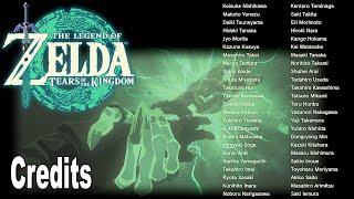 The Legend of Zelda Tears of the Kingdom Credits