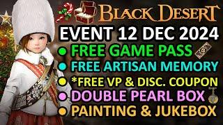 FREE GAME PASS, *VP & Disc. Coupon, DOUBLE PEARL BOX 1+1 Sales (BDO Event Recap, 12 DEC 2024) Update