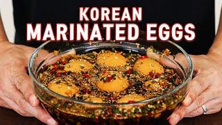 These Super Addictive Korean Marinated Eggs Will Change Your LIFE! l Mayak Eggs