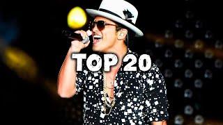 Top 20 Songs by Bruno Mars