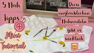 5 Tipps zum Nähen  🪡 unglaubliche Nähnadeln