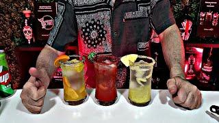 MICHELADAS DE SODA - tres bebidas refrescantes sin alcohol