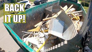 Dumpster Diving Street Scrapping - Back the Truck Up!