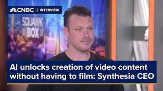 AI unlocks creation of video content without having to film, Synthesia CEO says