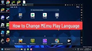 How to Change MEmu Play Language