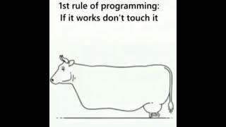 first rule of programming if it works don't touch it