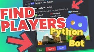 How to Look for Players in Discord with Python and Discordpy