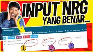 CARA INPUT NRG DI DAPODIK 2025