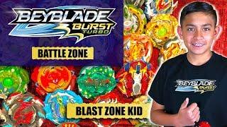 BEYBLADE BURST Battle Zone Series: Episode 1: SlingShock Tops Features & Customization