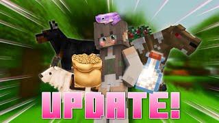 Farming On Minecraft....but BETTER! | Livestock Overhaul Update