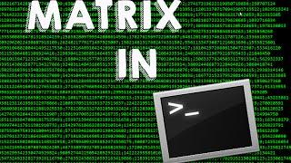 How to make a Matrix in Command Prompt (Windows 7, 8, 10)