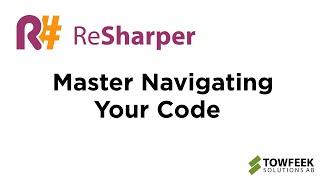 Navigate the code like a professional with ReSharper in VS2015