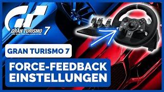 Gran Turismo 7 Force Feedback / Gran Turismo 7 Force Feedback Einstellungen / GT7 FFB Settings