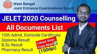 jelet 2020 counselling time required all documents list