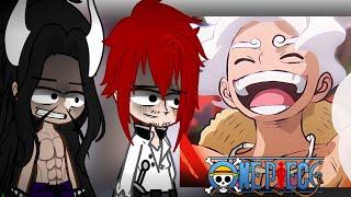 Yonkous React To Future || One piece || Gacha react / One piece react to