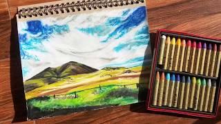 REVIEW & DEMO: MUNGYO WATER-SOLUBLE OIL PASTELS
