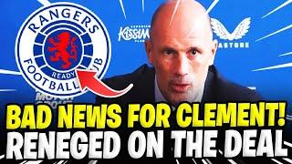 URGENT! JUST HAPPENED! YOU WONT BELIEVE IT! RANGERS FC NEWS TODAY