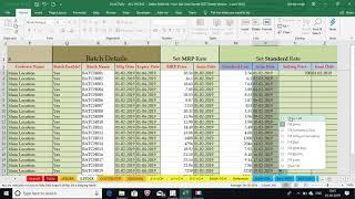 EXCEL TO TALLY | Stock Master with Batch, MRP, Standard Rate, Opening, GST