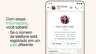 Como se proteger de mensagens e contatos suspeitos | WhatsApp