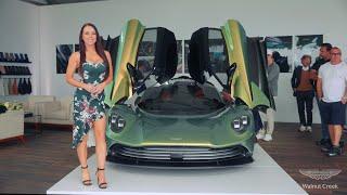 Aston Martin Valhalla Walk-Through at Pebble Beach with Monica!