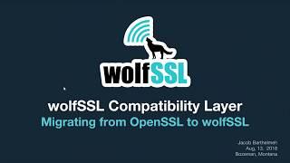 Migrating from OpenSSL to wolfSSL