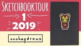 Sketchbooktour 1 - 2019 | My thoughts on Moleskine & Shop Update