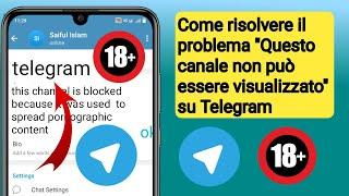 Come risolvere il problema "Questo canale non può essere visualizzato" su Telegram in Android (2024)