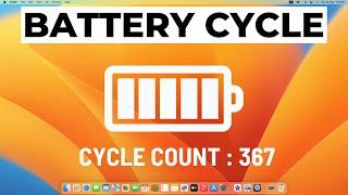 How to Check Battery Cycles on MacBook