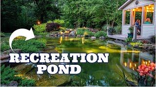 HOW MUCH does a RECREATION POND COST?? Swimming in a Natural Pool