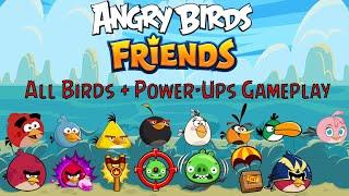 Angry Birds Friends - All Birds + Power-Ups Gameplay