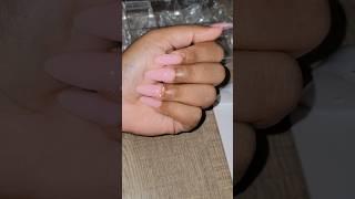 Simple  Almond Polygel Nails Using the Lazy Girl Method.