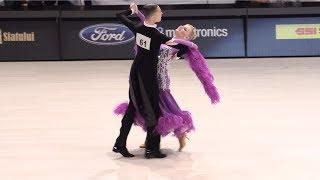 Philipp Vovk - Angelina Gensrich GER, English Waltz | WDSF World Championship Junior II Standard