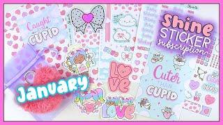 January Shine Sticker Subscription | Caught by Cupid 