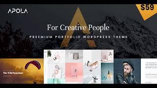 Apola - Photography Portfolio WordPress Theme | Themeforest Website Templates and Themes