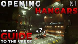 Star Citizen - How To Open Hangar Doors | New Pilot's Guide To The Verse