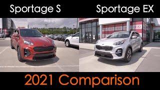 2021 Sportage S Nightfall Edition vs EX-Kia Comparison|Parkside Kia