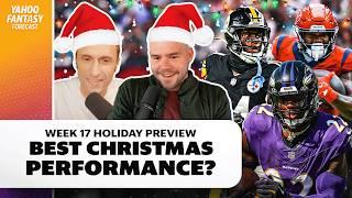 SPECIAL EDITION: Previewing the Christmas day slate + TNF | Yahoo Fantasy Forecast