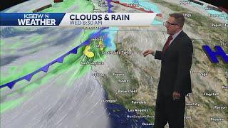 Chances of rain in the Central Coast approaches by Wednesday