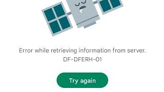 error df dferh 01 google play store | play store server error | play store not opening not working