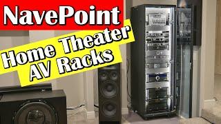 NEW Home Theater AV Racks from NavePoint! 42U Equipment Rack Install and Overview