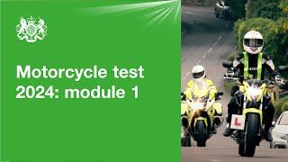 Motorcycle test 2024 - module 1: official DVSA guide