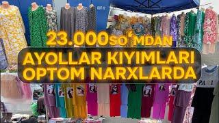 23000sómdan Ayollar kiyimlari optom narxlarda bundan arzonini topolmaysiz