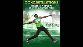 Arshad Nadeem brings home Pakistan's first-ever Olympic Gold in Javelin