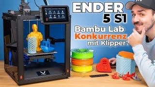 Creality ENDER 5 S1 | SCHNELLER 3D Drucker, ABER! (XXL Test 2023)